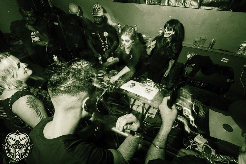 Mantra & Djinn @ AKO Beatz Halloween Party, Bar 512 London, w/ Marc Mac / DJ Storm / Randall / Stretch / Double O / Threshold / Neil Trix / Malx (jungle / drum & bass / Hardcore - Reinforced Records + )